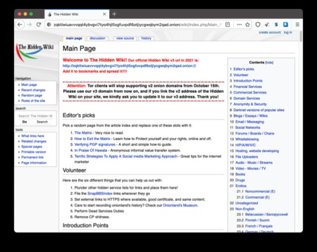 onion dark website
