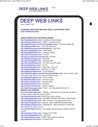 onion deep web wiki